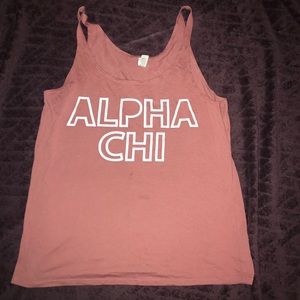 Alpha chi tank top